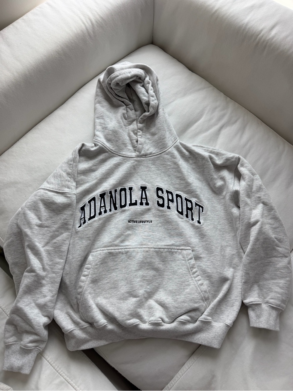 Adanola Sport light Gray Pullover Hoodie